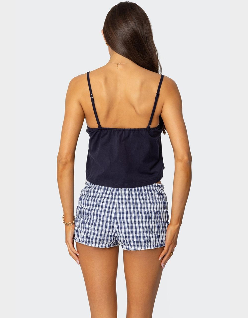 EDIKTED Odette Tie Detail Tank Top image number 4