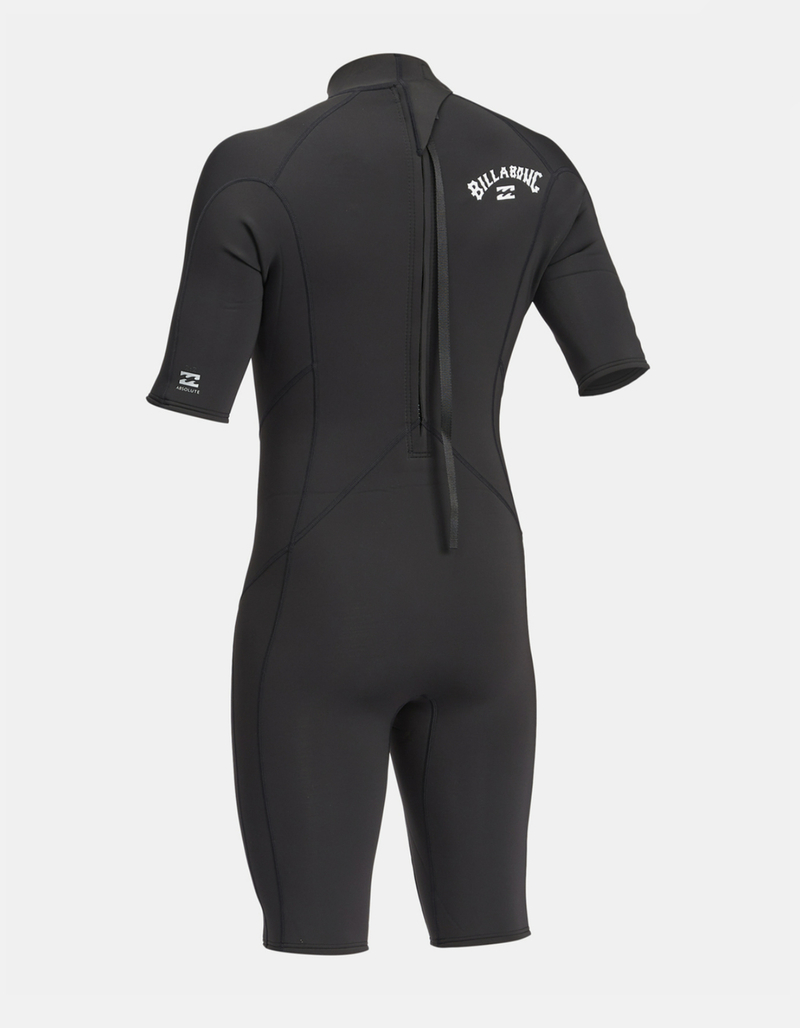 BILLABONG 2/2 Absolute Back Zip Short Sleeve Mens Spring Wetsuit image number 4