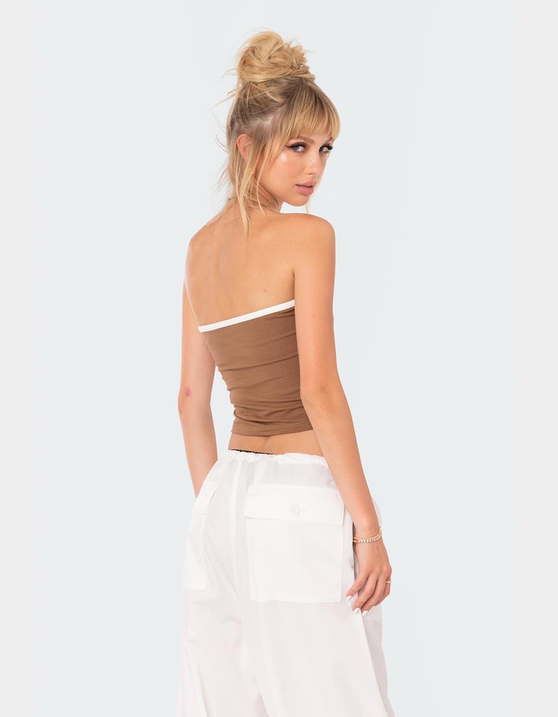 EDIKTED Colby Belted Tube Top image number 4