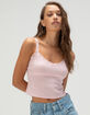 RSQ Womens Lace Trim Cami image number 1