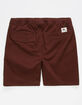HIPPYTREE Crag Rust Mens Shorts image number 2