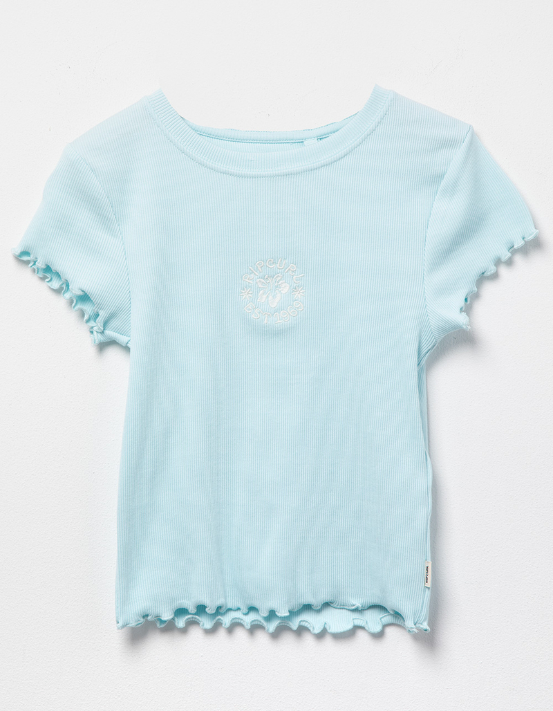 RIP CURL Hibiscus Heat Girls Rib Tee image number 0