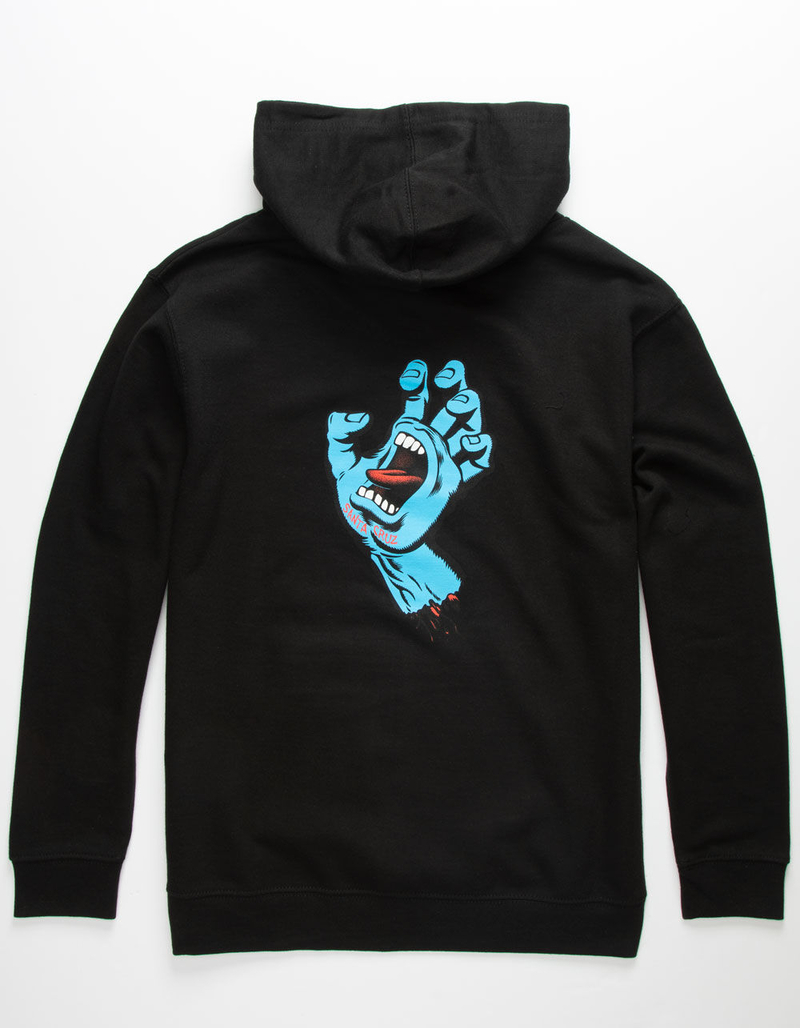 SANTA CRUZ Screaming Hand Black Boys Hoodie image number 0
