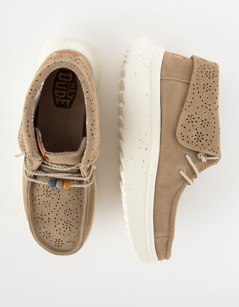 HEY DUDE Wendy Peak Fold Womens Suede Slip On Boots image number 4