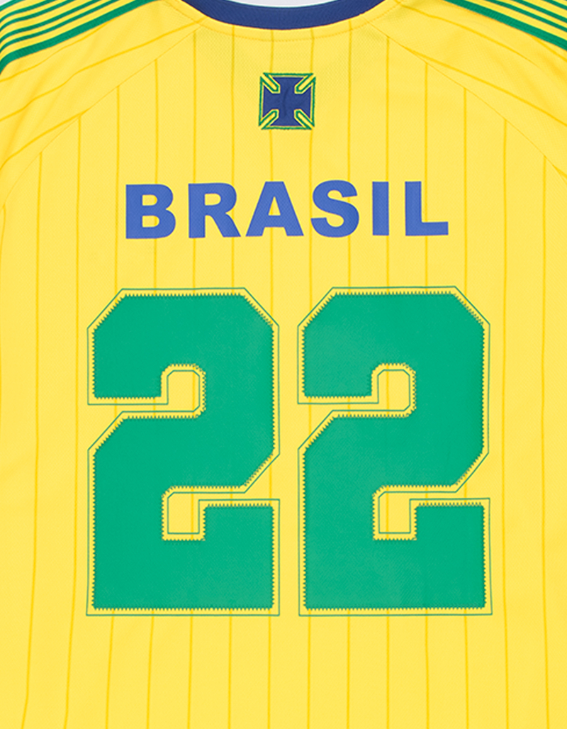 RSQ Mens Brazil Baggy Crop Soccer Jersey image number 6