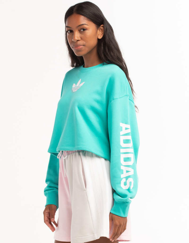 ADIDAS Logo Womens Crewneck Sweatshirt  image number 1