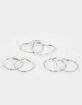 FULL TILT 3 Pack Large Heart Hoop Earrings image number 2