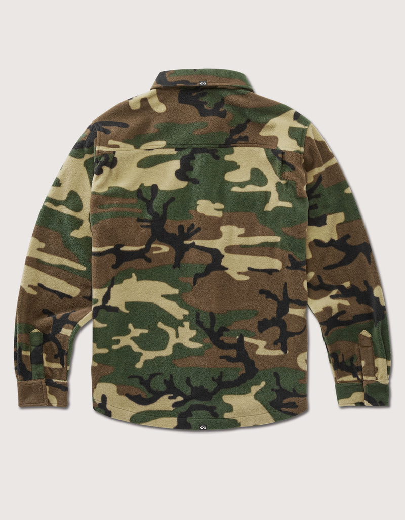 THIRTYTWO Rest Stop Mens Button Up Fleece Shirt image number 1