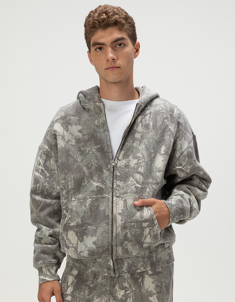 RSQ Mens Oversized Zip-Up Hoodie image number 3