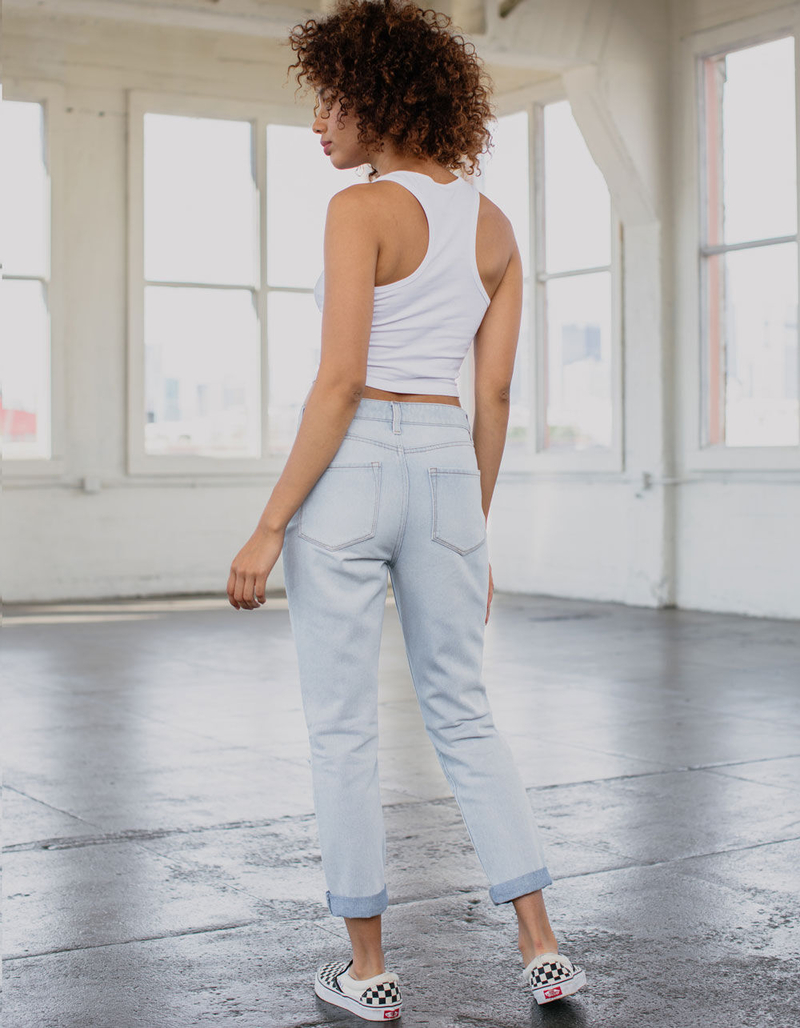 RSQ Boyfriend Bleach Womens Ripped Jeans image number 3