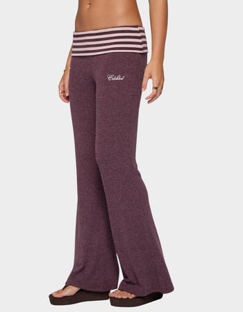 EDIKTED Stay Edikted Stripey Foldover Pants Alternative Image