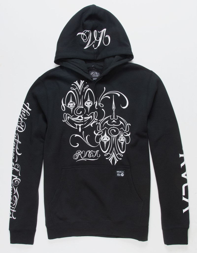 RVCA x Mister Cartoon Clowns Mens Hoodie - BLACK - S | Tillys