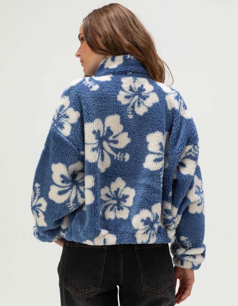 ROXY Cold Surf Womens Zip-Up Sherpa Jacket image number 3