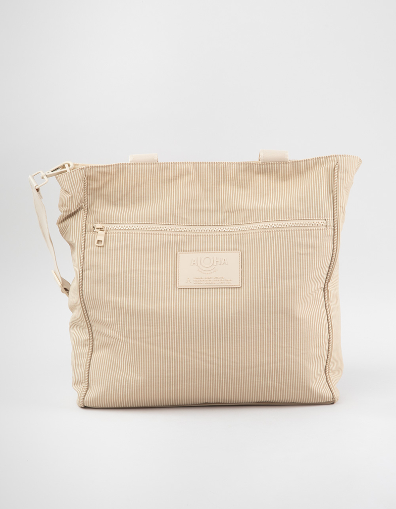 ALOHA COLLECTION Stripe School Tote Bag image number 3