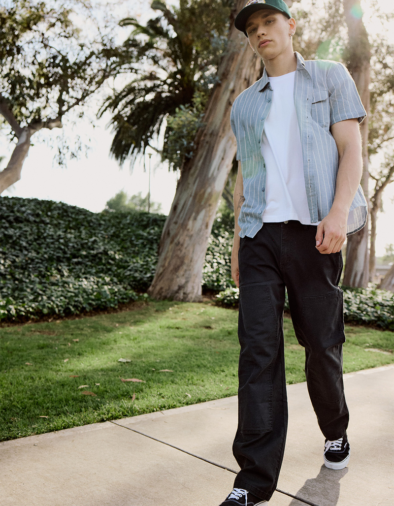 RSQ Mens Loose Stretch Utility Pants image number 8