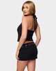 EDIKTED Havana Grommet Ribbed Halter Top image number 3