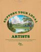 BOB ROSS Support Your Local Artist Unisex Tee image number 2