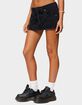 EDIKTED Ziggie Tie Front Denim Mini Skort image number 2