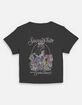 SNOW WHITE And Seven Dwarfs Distressed Womens Baby Tee image number 1