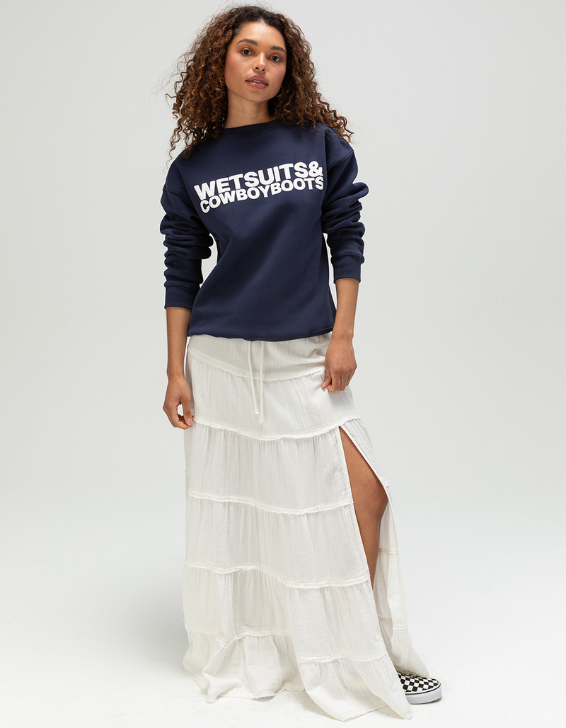LE SURF Wetsuits Womens Crewneck Sweatshirt image number 3