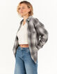 RSQ Womens Oversized Tonal Flannel image number 2