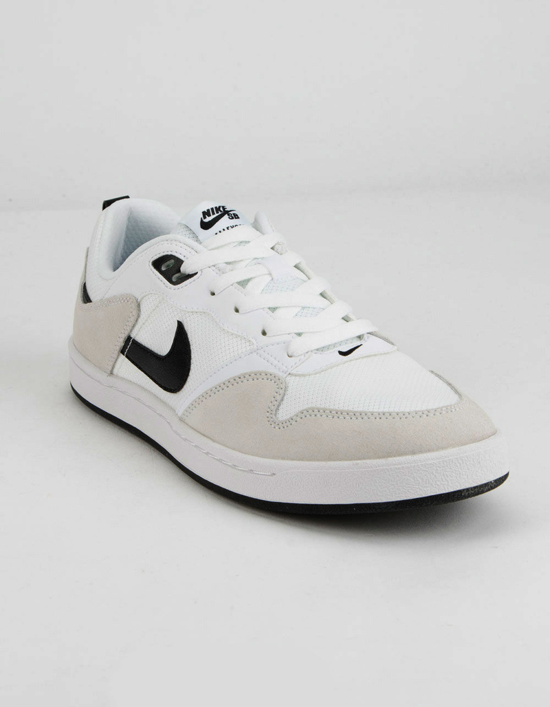 NIKE SB Alleyoop White & Black Shoes image number 1
