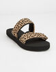VANS Mini Leopard Cayucas Womens Velcro Slide Sandals image number 1
