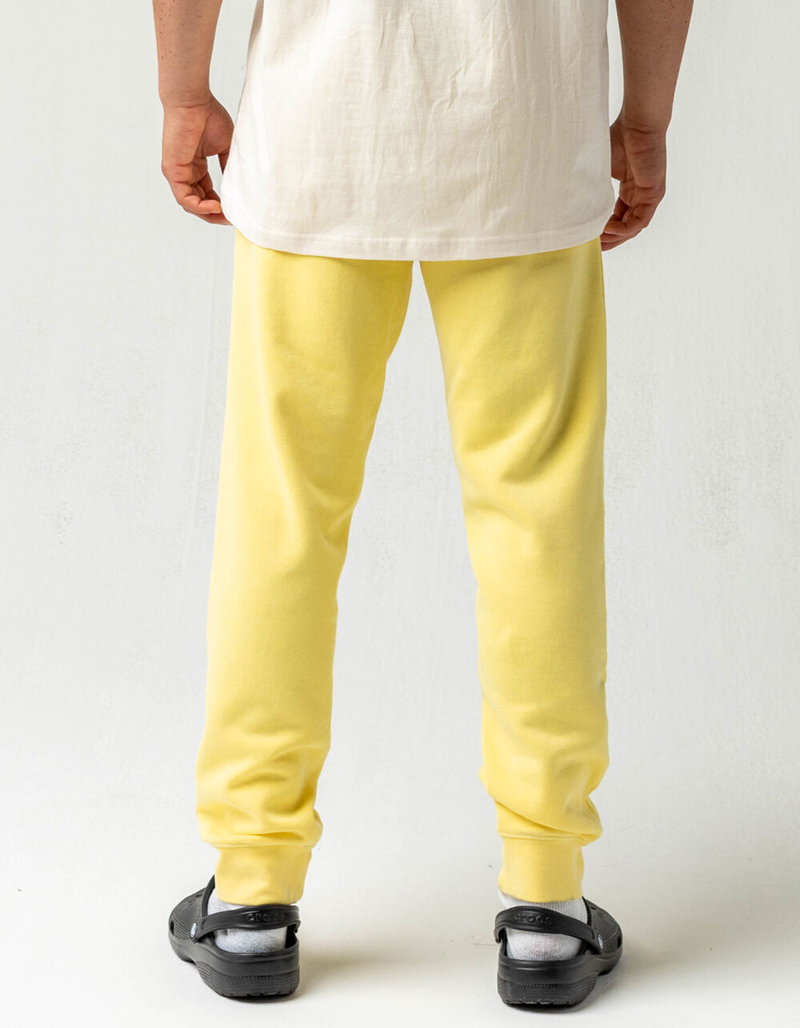 RSQ Fleece Mens Light Yellow Jogger Sweatpants image number 3