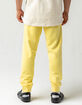 RSQ Fleece Mens Light Yellow Jogger Sweatpants image number 4