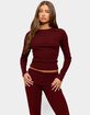 EDIKTED Ivanne Long Sleeve Tee image number 2