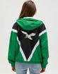 WEAR BY ERIN ANDREWS Philadelphia Eagles Womens Windbreaker Jacket image number 2