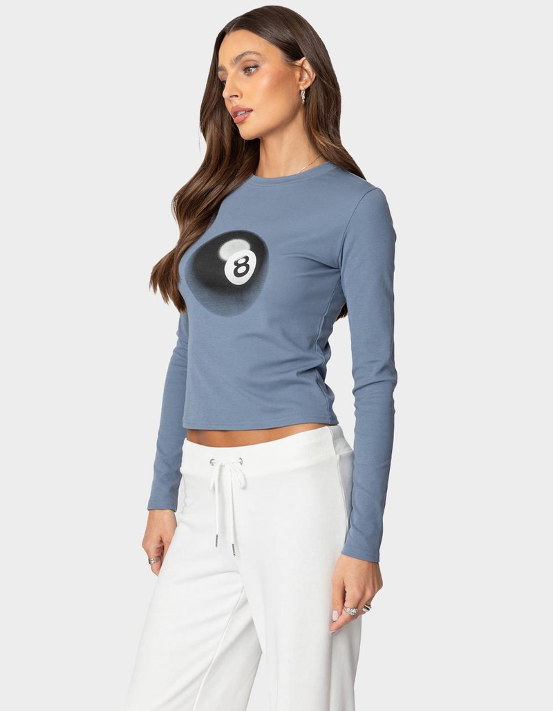 EDIKTED Magic 8 Long Sleeve Tee image number 2