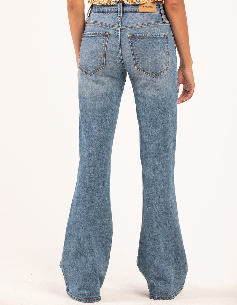 RSQ Womens Low Rise Flare Jeans image number 3