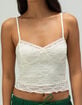 FULL TILT Womens Lace Cami image number 5