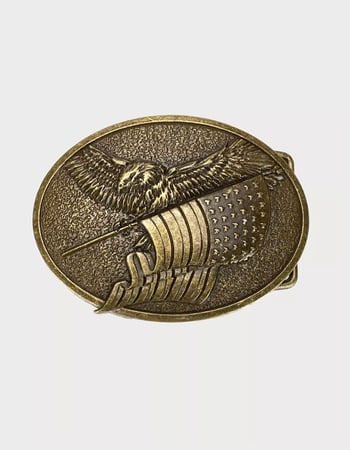 WRANGLER American Flag With Eagle Mens Belt Buckle Primary Image
