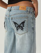 RSQ Womens Low Rise Original Baggy Embroidered Jeans image number 2