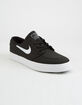NIKE SB Zoom Stefan Janoski Canvas Black & White Shoes image number 2