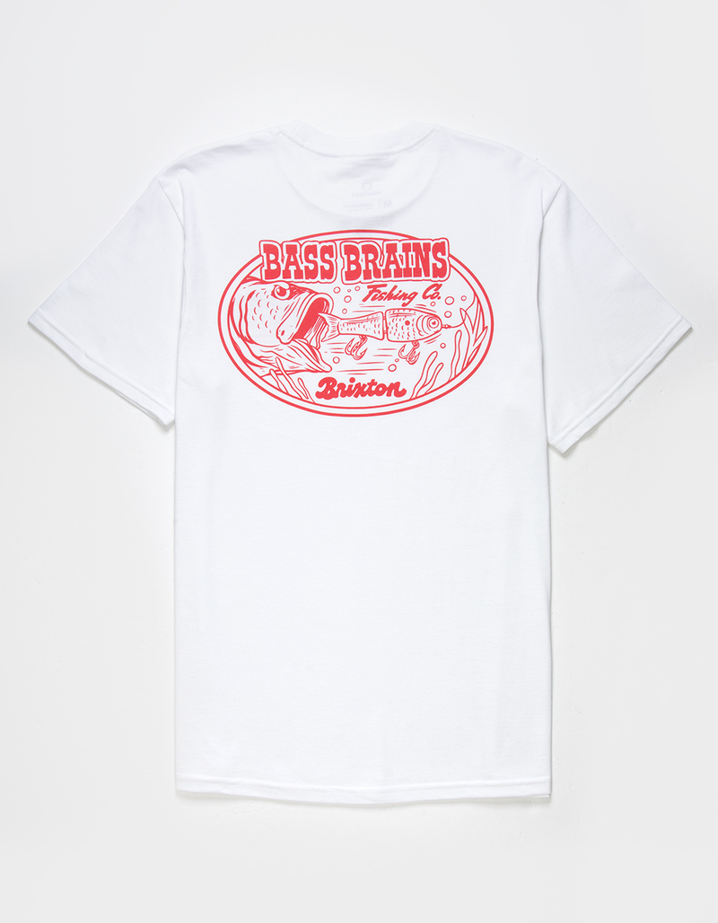 BRIXTON Bass Brains Swim Mens Tee WHITE Tillys