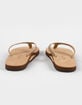 RAINBOW Crystal Collection Narrow Strap Womens Flip Flops image number 4