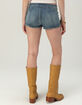 RSQ Womens Low Rise Lace Up Micro Shorts image number 4