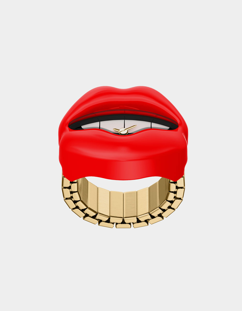 FOSSIL Lips Watch Ring image number 6