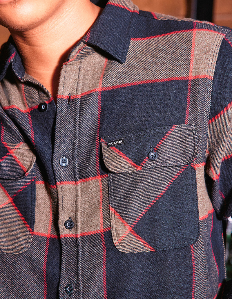 BRIXTON Bowery Mens Flannel image number 6