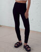 RSQ Curvy Womens Black High Rise Skinny Jeans image number 8