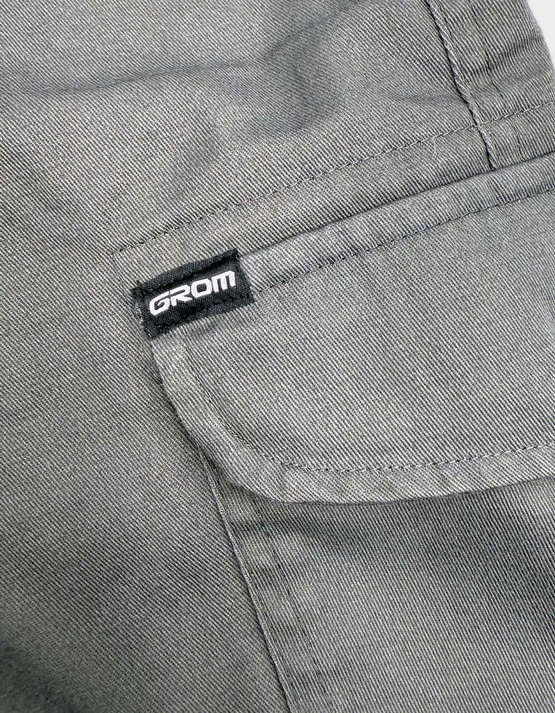GROM Ride Right Drawstring Super Baggy Boys Cargo Pants image number 3