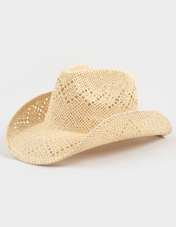 Straw Womens Cowboy Hat Primary Image