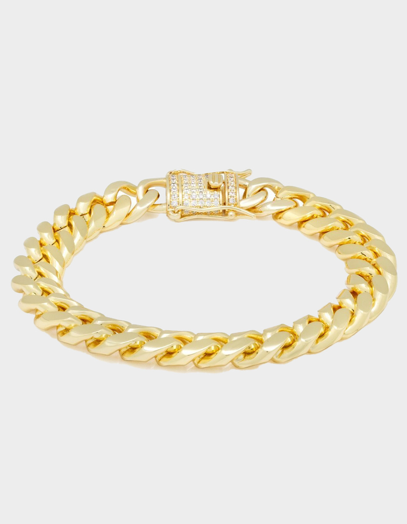 KING ICE 10mm Miami Cuban Link Bracelet image number 0