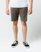 NITROUS BLACK Bronson Heather Black Mens Hybrid Shorts image number 3