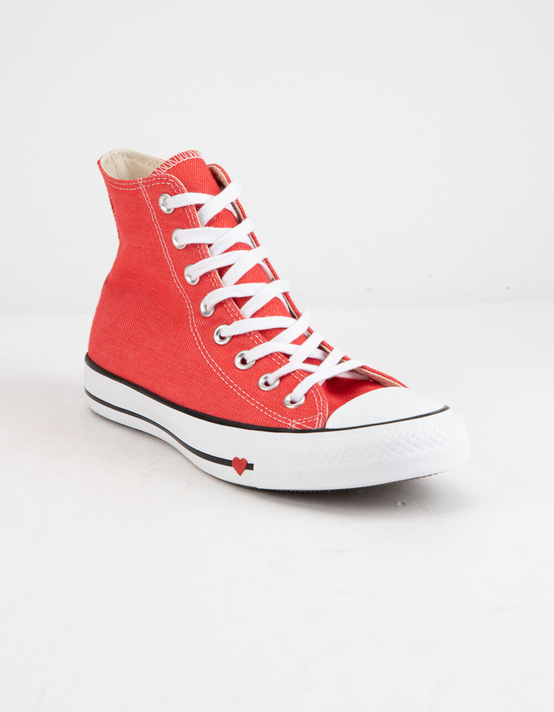CONVERSE Chuck Taylor All Star Denim Love High Top Womens Shoes image number 1