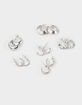 FULL TILT 6 Pack Multi Hoop Earrings image number 1