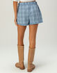FULL TILT Plaid Womens Boxer Shorts image number 4